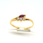 Bague Rubis et Diamants