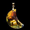 Pendentif Lune Cristal Grande