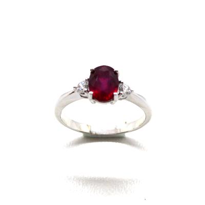 Bague Rubis de 2 Carats 