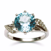Bague Topaze Sky Blue