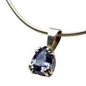Pendentif Tanzanite 1.36cts