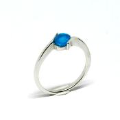 Bague Twist Blue Opal
