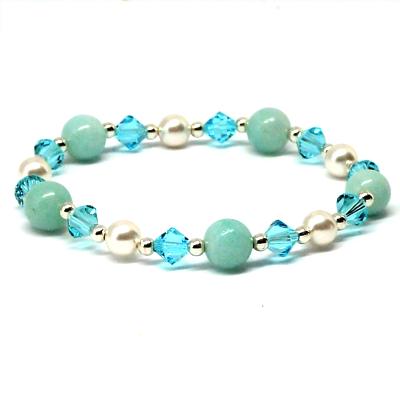 Bracelet Amazonite et Perle