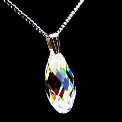 Collier Goutte Briolette Cristal