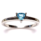Bague Trillion Topaze 