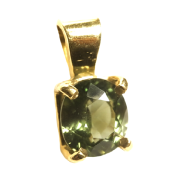 Pendentif Tanzanite 1.23 cts Or Jaune