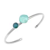 Bracelet Jonc Duo Vert