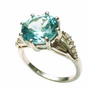 Bague Topaze Sky Blue