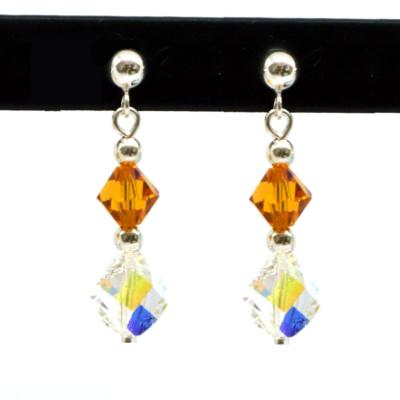 Boucles Cristal Topaz