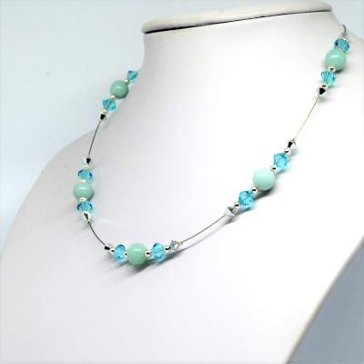 Collier Amazonite Espacé