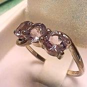 Bague Améthyste en Trio
