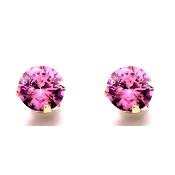 Boucles Puces Roses 