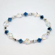 Bracelet Cristal Bleu nuit