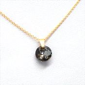 Collier Sphère Moon sur Or