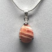 Pendentif Rhodochrosite