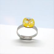 Bague Cristal Jaune