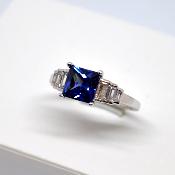 Bague Tanzanite de 1,5 carat 