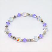 Bracelet Cristal Parme