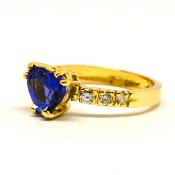 Bague Tanzanite et Diamants