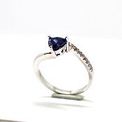 Bague Tanzanite Trillion