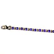 Bracelet Tanzanites Argent