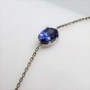 Bracelet Tanzanite Or Gris