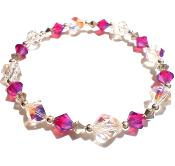 Bracelet Cristal Fuchsia
