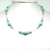Collier Amazonite Espacé