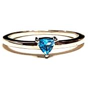 Bague Trillion Topaze 