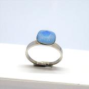 Bague Cristal Bleu Ciel