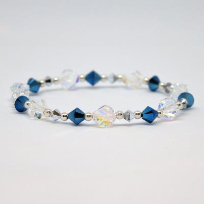 Bracelet Cristal Bleu nuit