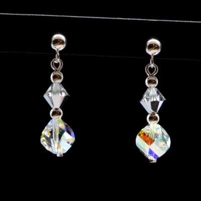 Boucles Cristal Silver