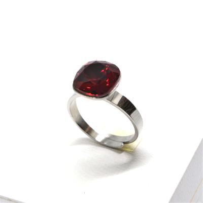 Bague Cristal Bordeaux