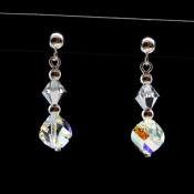 Boucles Cristal Silver