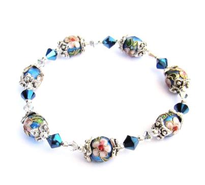 Bracelet Cloisonné Bleu