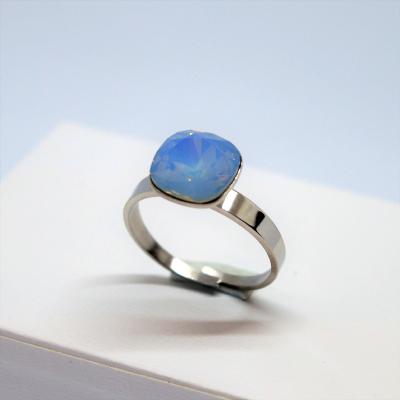 Bague Cristal Bleu Ciel