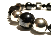 Bracelet Hématite et Onyx