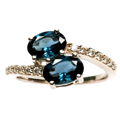 Bague Topaze Duo London