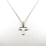 Collier Croix Cristal