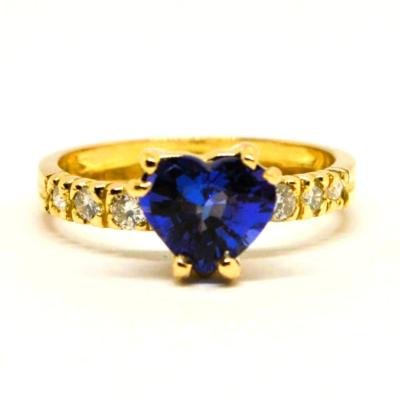 Bague Tanzanite et Diamants