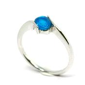 Bague Twist Blue Opal