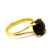 Bague Opale Noire 1.7CTS OR