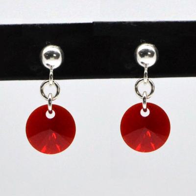 Boucles Sphères Red Courtes