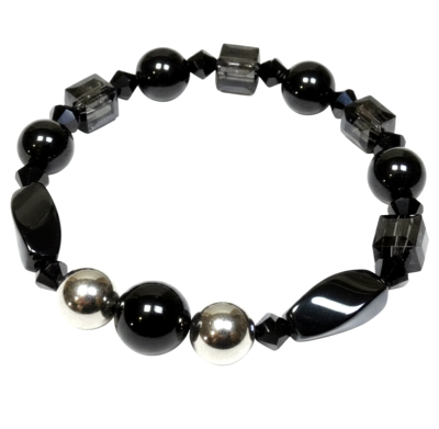 Bracelet Hématite et Onyx