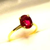 Bague Rubis et Or 18 cts