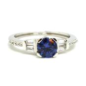 VP N°6 Bague Tanzanite et Saphirs