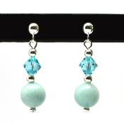 Boucles Amazonite