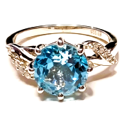 Bague Topaze Sky Blue