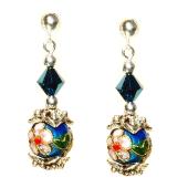 Boucles Cloisonnés Bleus