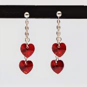 Boucles Cœurs Babyred Doubles